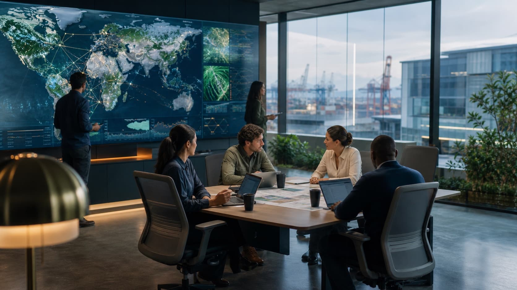 International experts coordinating ESG data, supply-chain intelligence and field execution